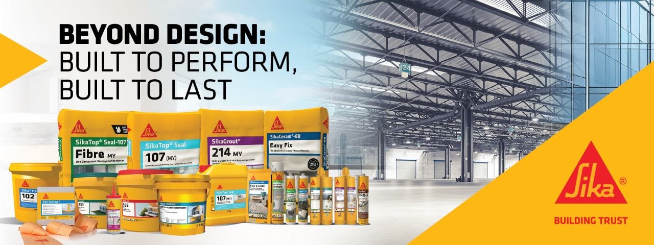 Sika construction products: beyond design, built to perform and last